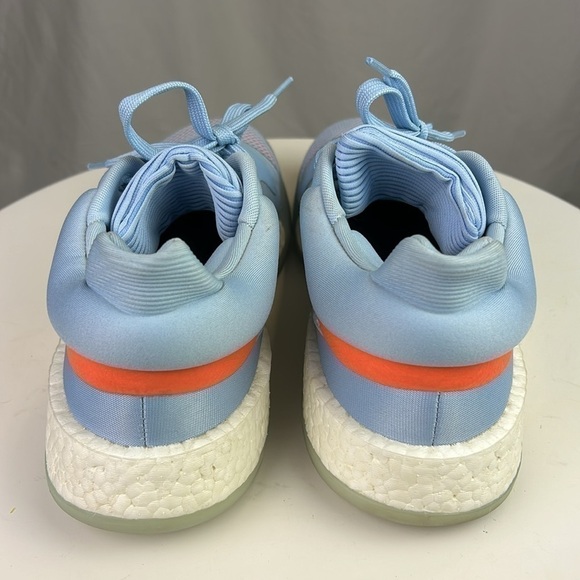 Adidas Marquee Boost Low 'Glow Blue' Basketball Athletic Shoes - Picture 4 of 12